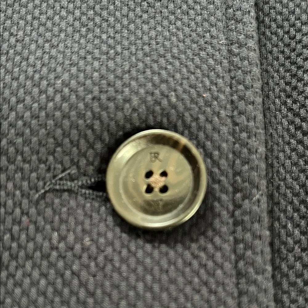 Banana Republic Women's Navy Band-Collar Blazer - Picture 5 of 7